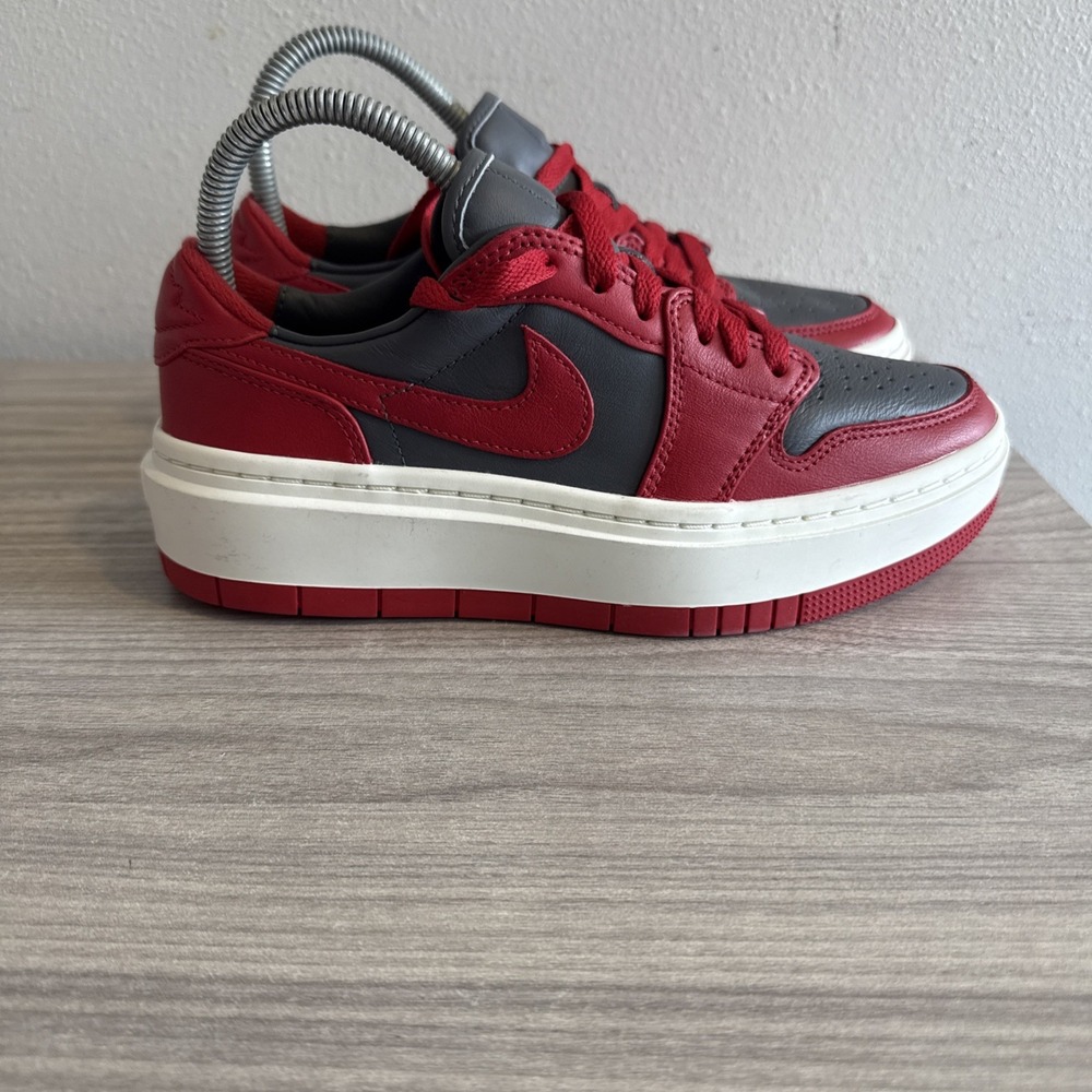 Air Jordan 1 Elevate Low Women's DH7004-006 Dark Grey/Varsity Red SZ 7 NWOB